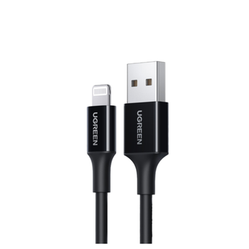 يوجرين سلك شاحن USB إلى آيفون بطول 1 متر - أسود