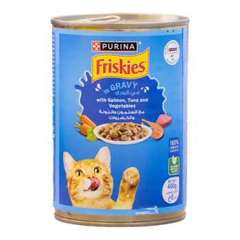 Friskies Cat Food Salmon & Tuna & Vegetable 400g
