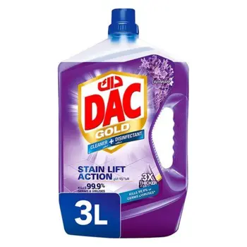 Dac Gold Multi-Purpose Cleaner And Disinfectant Lavender Scent 3L