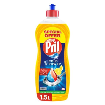 Pril Lemon Dishwashing Liquid 1L +500Ml