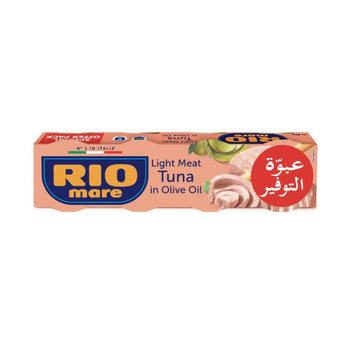 ريو ماري لحم تونا خفيف بزيت الزيتون 4 × 80جرام