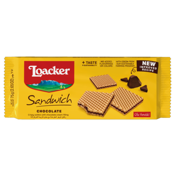 Loacker Sandwich Chocolate 75g