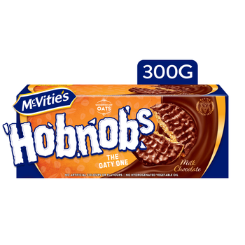 Mcvitie's HobNob Milk Chocolate 300g