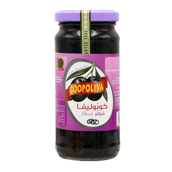 Coopoliva Black Olives Slices 360g
