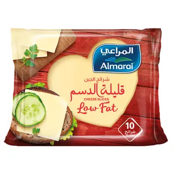 Almarai Low Fat Cheese Slices 10×200g