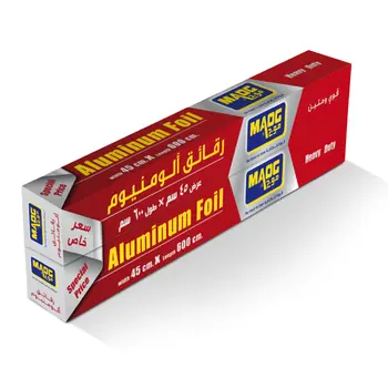 موج رقائق ألومنيوم 45×600سم 2قطعة