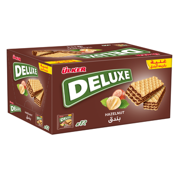 Ulker Deluxe Hazelnut Wafers 12×40g