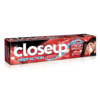 Closeup Triple Fresh Formula Gel Toothpaste Red Hot 120Ml