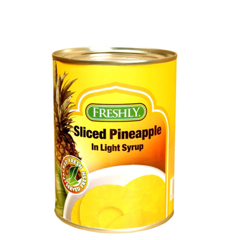 Freshly Pineapple Slices in Light Syrup 565 g