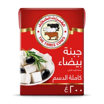 The Three Cows Full Fat White Cheese 200g