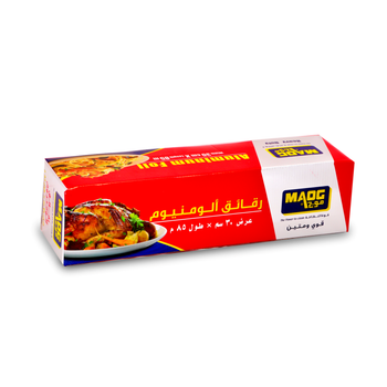 موج لفة من رقائق الألمنيوم 30×85متر