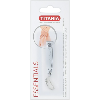 Titania Nail Clipper Small With Chain 1Piece