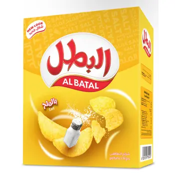 البطل رقائق البطاطس بالملح 12 × 23جرام