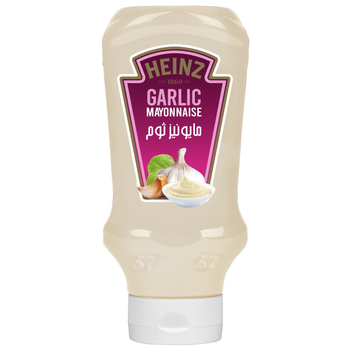 Heinz Realgarlic Mayonnaise Top Down Squeezy Bottle 225Ml
