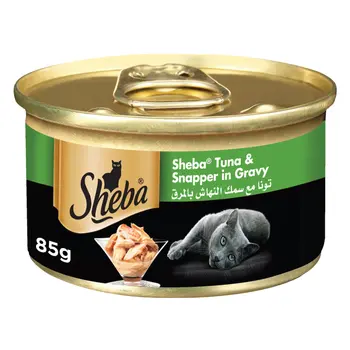 Sheba Tuna Whit Meat Wt Snappr 85G