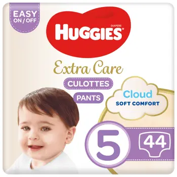 Huggies Extra Care Culottes, Size 5, 12 - 17 kg, Jumbo Pack, 44Pieces