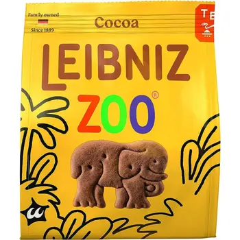 BahlsenLeibniz Zoo Jungle Animal Cocoa Biscuits 100g