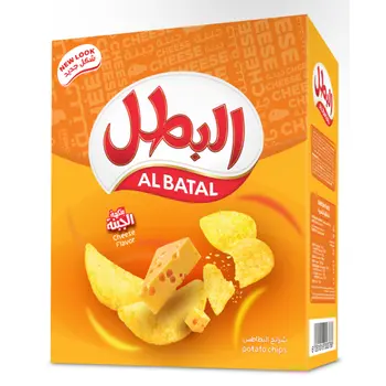 البطل رقائق البطاطس بنكهة الجبنة 12 × 23جرام