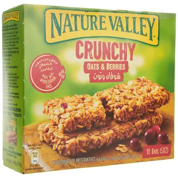 Nature Valley Crunchygranola Bar Oats And Berries 5×42g