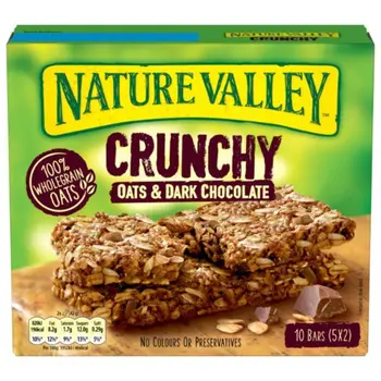 Nature Valley Oats And Chocolate Granola Bars 42G × 5Pieces