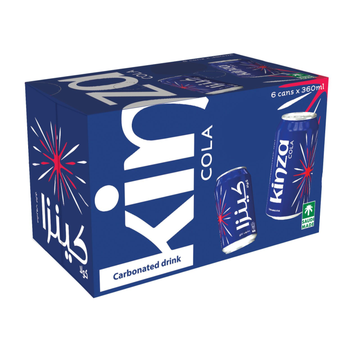 Kinza Soft Drink Cola 360ml × 6 pcs