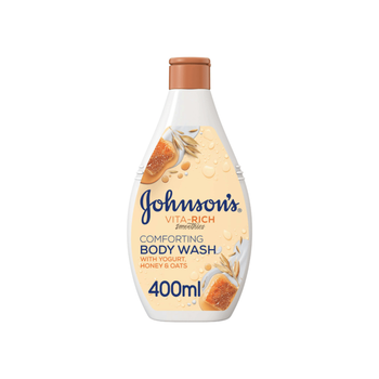 Johnson's Body Wash Vita-Rich Smoothies Comforting Yoghurt Honey & Oats 400ml