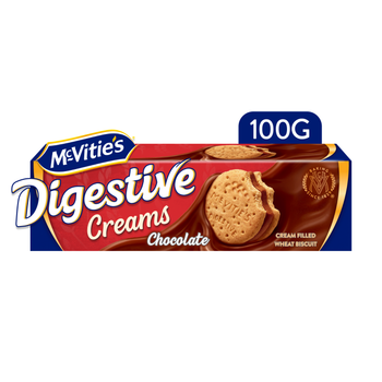 Mcvitie'S Digestive Biscuits Creams Chocolate 100g