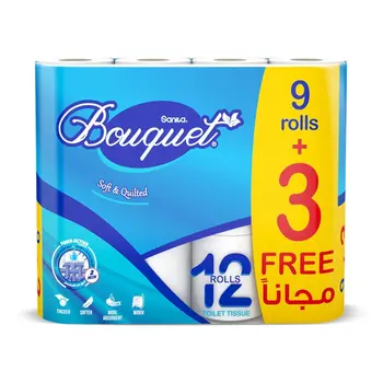 سانيتا مناديل حمام مزدوج 12قطعة