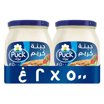 بوك جبنة كريم مطبوخة قابلة للدهن 2×500جرام