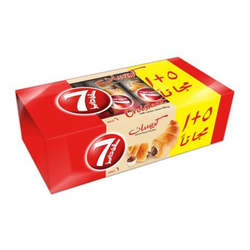 سفن دايز كروسان بحشوة كريمة الكاكاو 6×55جرام