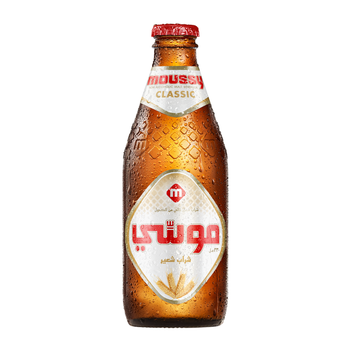 موسي شراب شعير خالي من الكحول النكهة الأصلية زجاج 300مل