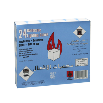 Salim Bbq Lighting Cube England 24Pcs