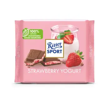 Ritter Sport Strawberry Yogurt Chocolate 100G