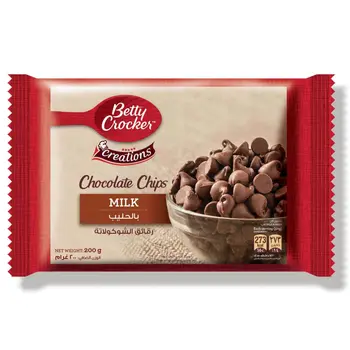 Betty Crocker Milk Chocolate Chips 200g