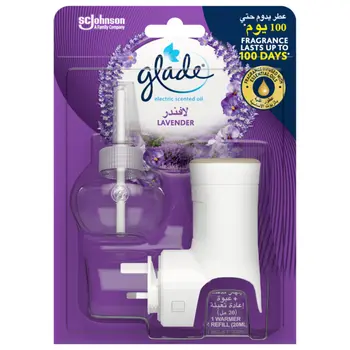 Glade Electric PlugIns Air Freshener, Lavender Scented Oil, Holder with Refill