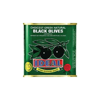 Ideal Black Olives 125G