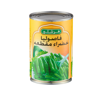 فرشلي  فاصوليا خضراء مقطعة  411 جرام