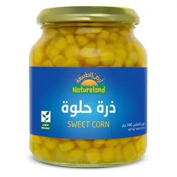 أرض الطبيعة ذرة حلوة 340 جم  عضوي