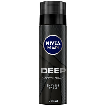 Nivea Men Deep Smooth Shave Shaving Foam Antibacterial Black Carbon 200ml