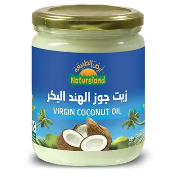 أرض الطبيعة زيت جوز الهند بكر 500 مل عضوي
