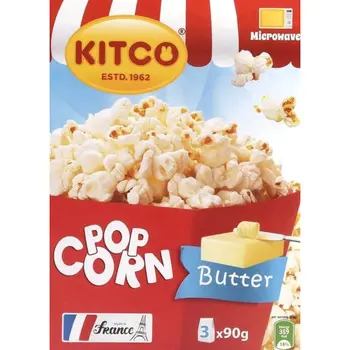 Kitco Pop Corn Butter 270 gm
