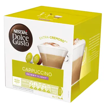 Nescafe Dolce Gusto Light Cappuccino Coffee Capsules 161.6 g x16 Pcs