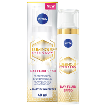 نيفيا SPF50  لومينوس كريم نهاري للوجه مضاد للبقع الداكنة بعامل حماية 40مل