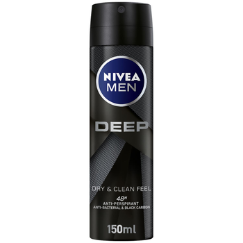 Nivea Deep Dry & Clean Feel Antiperspirant & Antibacterial Spray For Men 150Ml
