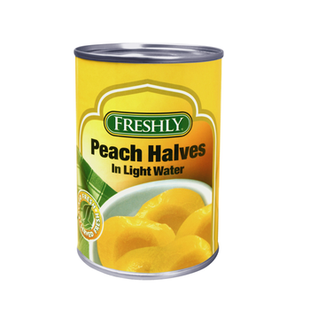 Freshly Peach Halves Inlight Syrup 425G