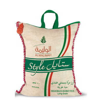الوليمة أرز مزة بسمتي سيلا ستايل حبة طويلة 10كيلو