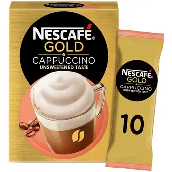 Nescafegold Cappuccino Unsweetened Coffee Mix Sachet 10×14.2g
