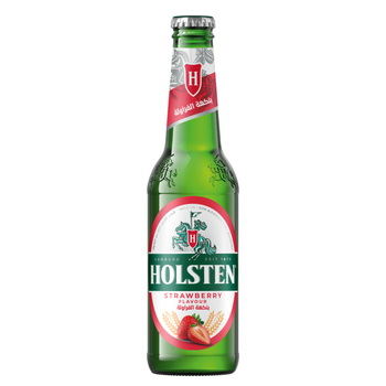 Holsten Strawberry Non Alcoholic Malt Beer Glass 330 ml