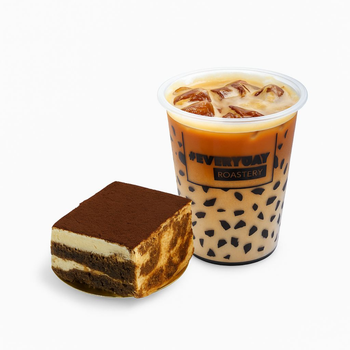 Iced Latte And Tiramisu