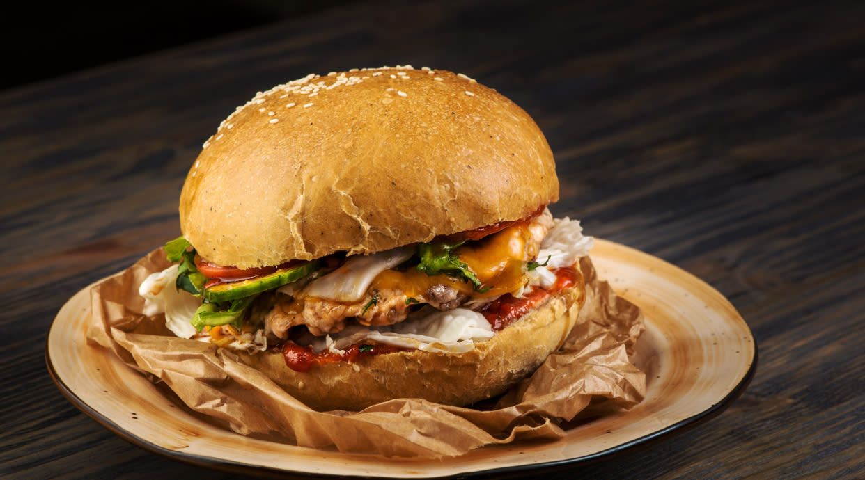Wypasiony hamburger